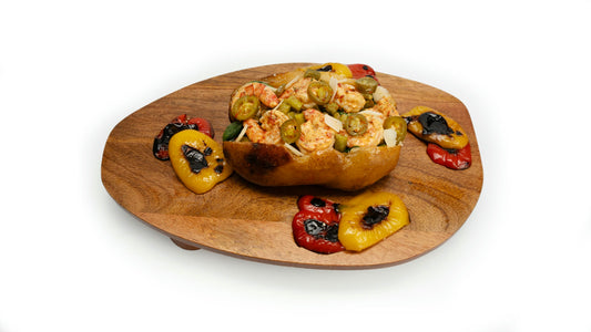 Crevettes et pommes de terre