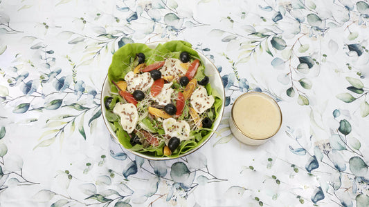 Salade de roquette au fromage de chèvre