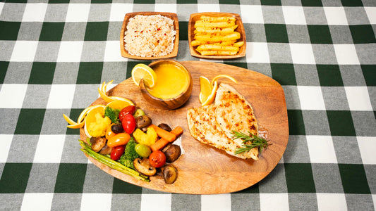 Grilled Chicken Breast with Lemon Butter Sauce