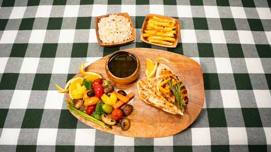 Grilled Chicken Breast with Grilled Pineapple Sauce