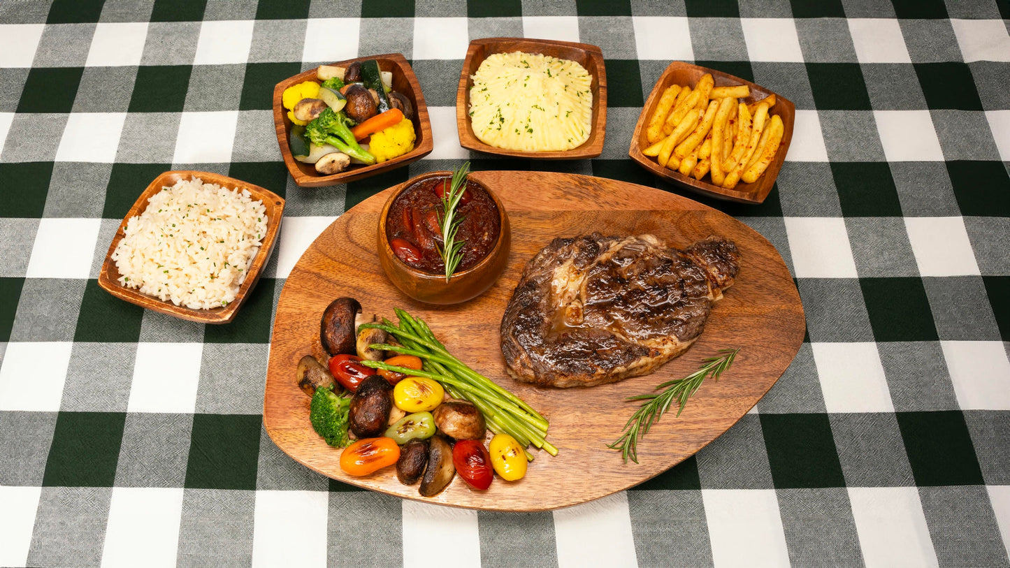 Grilled Rib Eye Steak with Osso Boco Sauce
