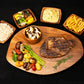 Grilled Rib Eye Steak with Pepper Sauce