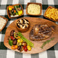 Grilled Rib Eye Steak with Pepper Sauce