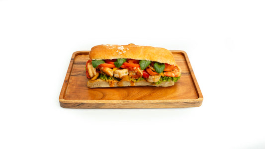 Sandwich aux crevettes grillées