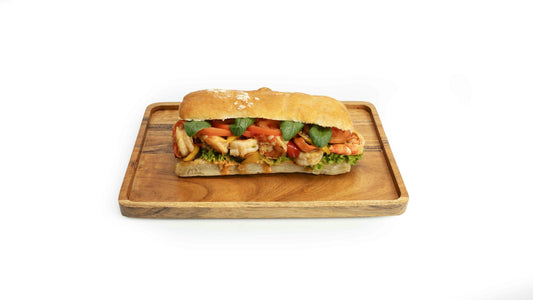 Sandwich aux crevettes grillées