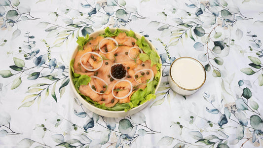 Salade de saumon fumé