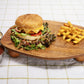 Burger végétarien au cheddar