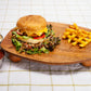 Burger végétarien au cheddar